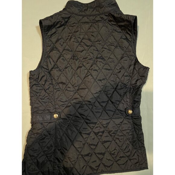 Banana republic navy blue women’s vest. Size medium - Picture 3 of 3
